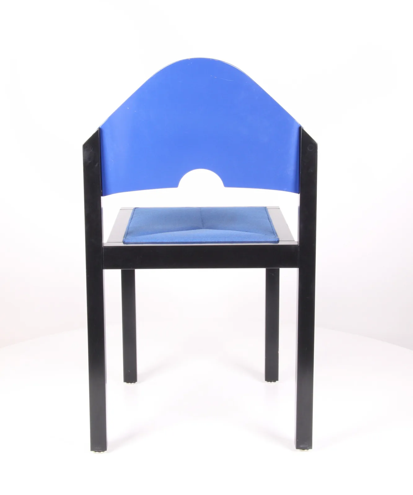 Formholzstuhl, blau-schwarz Ansicht 4