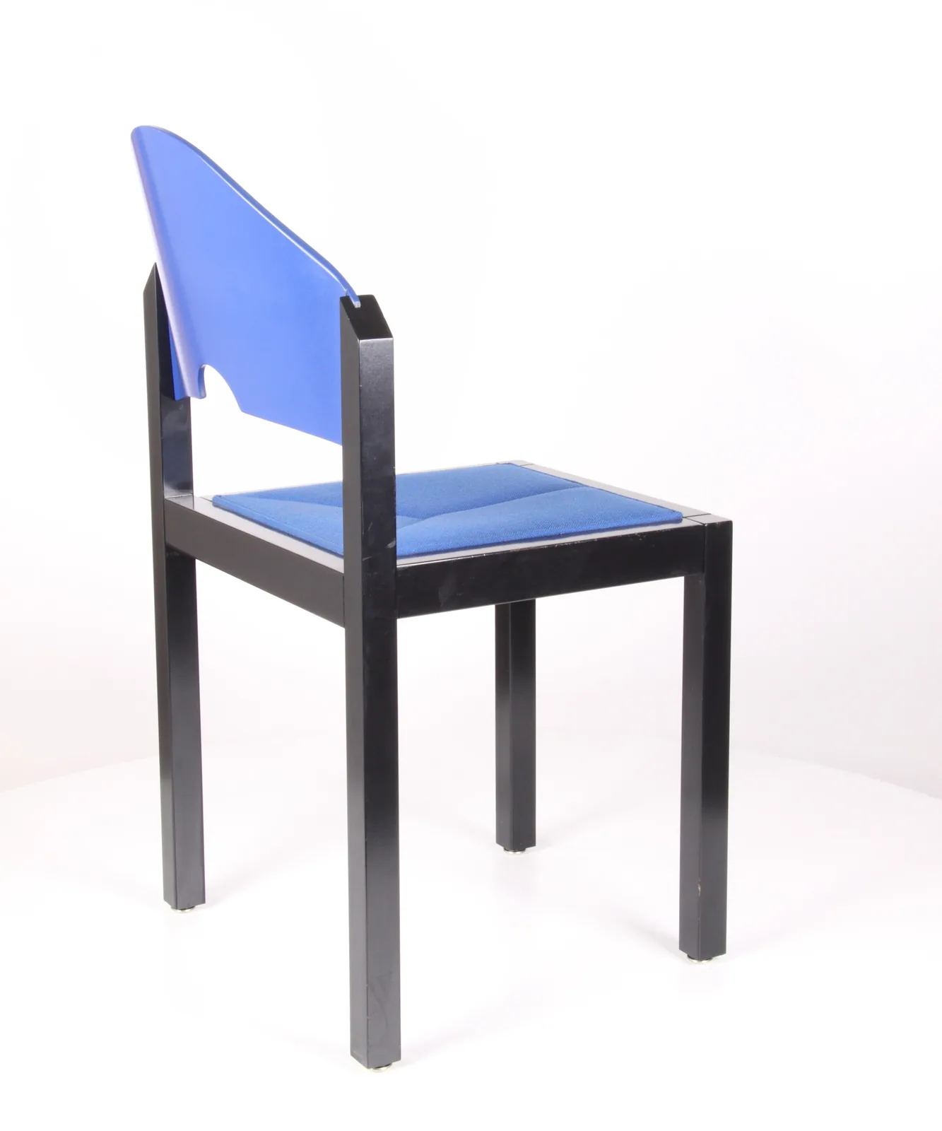 Formholzstuhl, blau-schwarz Ansicht 5