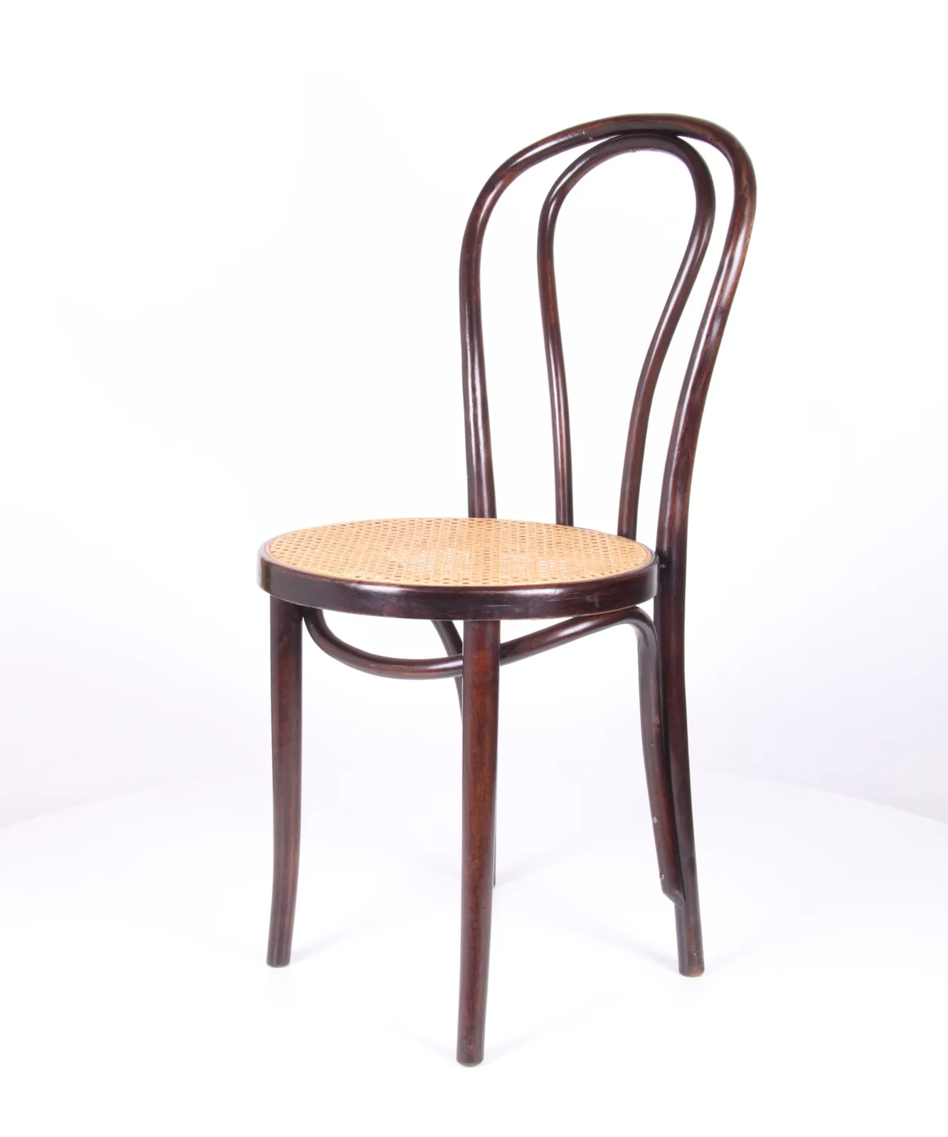 Kaffeehausstuhl mit Wiener Geflecht Ansicht 2