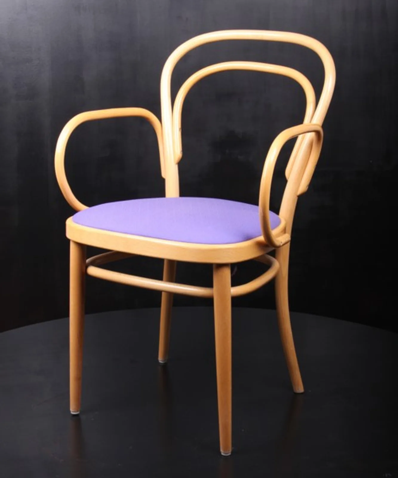 Thonet Bugholzstuhl mit Wiener Geflecht
